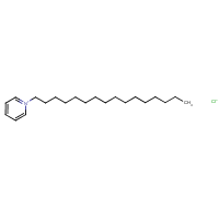 Cetylpyridinium chloride formula graphical representation