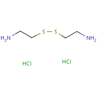 Cystamine dihydrochloride formula graphical representation
