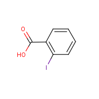 2-Iodobenzoic acid formula graphical representation