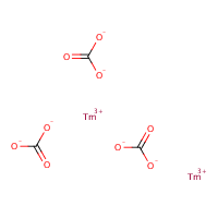 Dithulium tricarbonate formula graphical representation