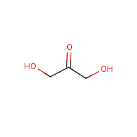 Dihydroxyacetone formula graphical representation