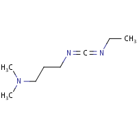 Ethyldimethylaminopropyl carbodiimide formula graphical representation