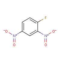 1-Fluoro-2,4-dinitrobenzene formula graphical representation