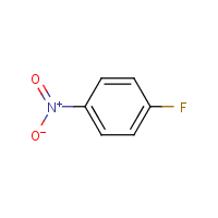1-Fluoro-4-nitrobenzene formula graphical representation