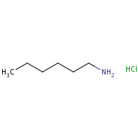 n-Hexylamine hydrochloride formula graphical representation