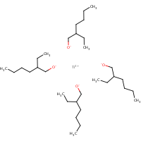 Titanium tetrakis(2-ethylhexanolate) formula graphical representation