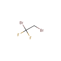 1,2-Dibromo-1,1-difluoroethane formula graphical representation