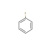 Fluorobenzene formula graphical representation