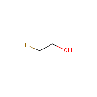 Fluoroethanol formula graphical representation