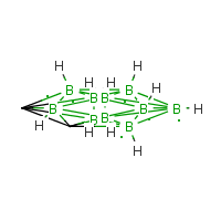 1,2-Dicarbadodecaborane formula graphical representation