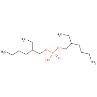 Di(ethylhexyl)phosphate formula graphical representation
