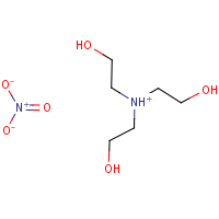 Triethanolamine nitrate formula graphical representation
