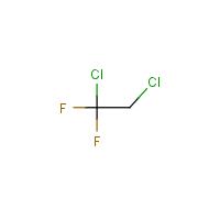 1,2-Dichloro-1,1-difluoroethane formula graphical representation