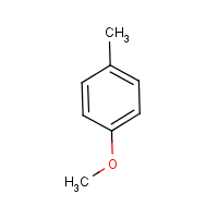 1-Methoxy-4-methylbenzene formula graphical representation