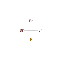 Fluorotribromomethane formula graphical representation