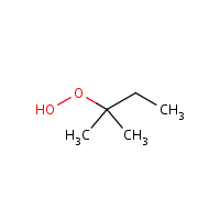 tert-Amylhydroperoxide formula graphical representation