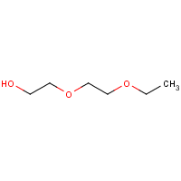 Diethylene glycol monoethyl ether formula graphical representation