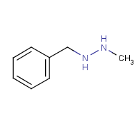 1-Methyl-2-benzylhydrazine formula graphical representation