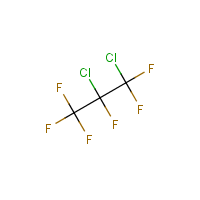 1,2-Dichlorohexafluoropropane formula graphical representation