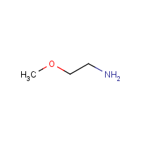 2-Methoxyethylamine formula graphical representation