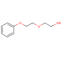 Diethylene glycol monophenyl ether formula graphical representation