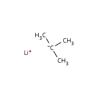 tert-Butyllithium formula graphical representation