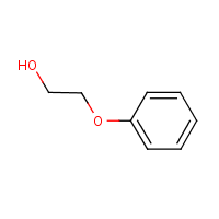 Ethylene glycol monophenyl ether formula graphical representation