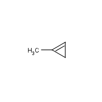 1-Methylcyclopropene formula graphical representation