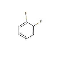 1,2-Difluorobenzene formula graphical representation