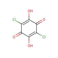 Chloranilic acid formula graphical representation