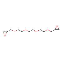 Triethylene glycol diglycidyl ether formula graphical representation