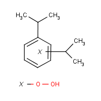 Diisopropylbenzene hydroperoxide formula graphical representation