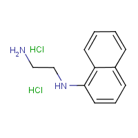 N-(1-Naphthyl)ethylenediamine dihydrochloride formula graphical representation