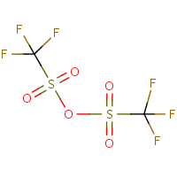 Trifluoromethanesulfonic anhydride formula graphical representation