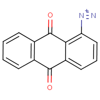 9,10-Dihydro-9,10-dioxoanthracenediazonium formula graphical representation