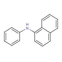 N-Phenyl-1-naphthylamine formula graphical representation