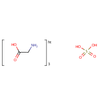 Glycine sulfate formula graphical representation