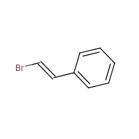 beta-Bromostyrene formula graphical representation