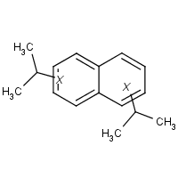 Diisopropylnaphthalene formula graphical representation