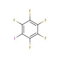 Iodopentafluorobenzene formula graphical representation
