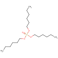 Trihexyl phosphate formula graphical representation