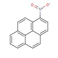 1-Nitropyrene formula graphical representation