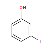 3-Iodophenol formula graphical representation