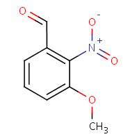 3-Methoxy-2-nitrobenzaldehyde formula graphical representation