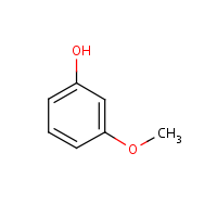 3-Methoxyphenol formula graphical representation