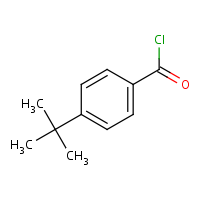 4-tert-Butylbenzoyl chloride formula graphical representation