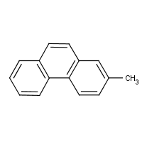 2-Methylphenanthrene formula graphical representation