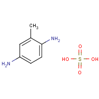 Toluene-2,5-diamine sulfate formula graphical representation