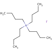 Tetrabutylammonium iodide formula graphical representation