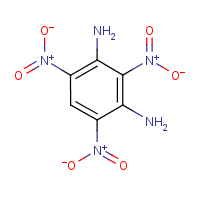 1,3-Diamino-2,4,6-trinitrobenzene formula graphical representation